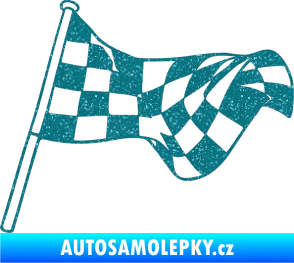 Samolepka Šachovnice 053 Ultra Metalic tyrkysová