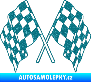 Samolepka Šachovnice 062 Ultra Metalic tyrkysová