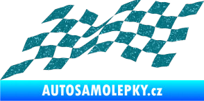 Samolepka Šachovnice 075 Ultra Metalic tyrkysová
