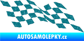 Samolepka Šachovnice 076 Ultra Metalic tyrkysová