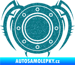 Samolepka Samolepka na víčko od nádrže 001 Ultra Metalic tyrkysová