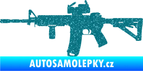 Samolepka Samopal 003 levá Ultra Metalic tyrkysová