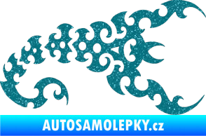 Samolepka Štír 015 pravá Ultra Metalic tyrkysová