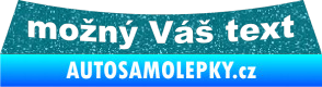 Samolepka Škoda Rapid - zadní Ultra Metalic tyrkysová