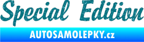 Samolepka Special edition 001 Ultra Metalic tyrkysová