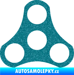 Samolepka Spinner Ultra Metalic tyrkysová