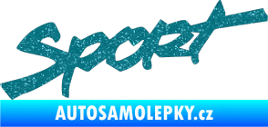 Samolepka Sport 001 Ultra Metalic tyrkysová