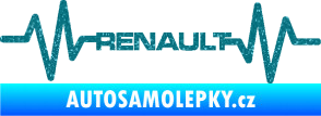 Samolepka Srdeční tep 042 Renault Ultra Metalic tyrkysová
