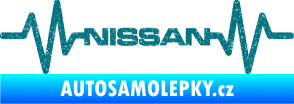 Samolepka Srdeční tep 051 Nissan Ultra Metalic tyrkysová