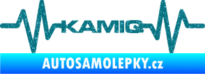 Samolepka Srdeční tep 067 Kamiq Ultra Metalic tyrkysová