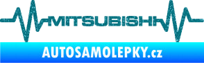 Samolepka Srdeční tep 083 Mitsubishi Ultra Metalic tyrkysová