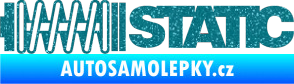 Samolepka Static 001 Ultra Metalic tyrkysová