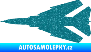 Samolepka Stíhací letoun 007 levá MIG Ultra Metalic tyrkysová