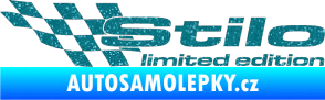 Samolepka Stilo limited edition levá Ultra Metalic tyrkysová