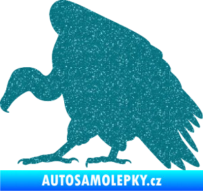 Samolepka Sup 001 levá Ultra Metalic tyrkysová
