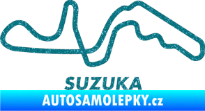 Samolepka Okruh Suzuka Ultra Metalic tyrkysová