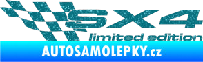 Samolepka SX4 limited edition levá Ultra Metalic tyrkysová