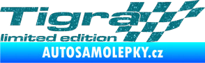 Samolepka Tigra limited edition pravá Ultra Metalic tyrkysová