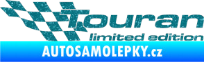 Samolepka Touran limited edition levá Ultra Metalic tyrkysová