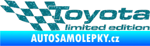 Samolepka Toyota limited edition levá Ultra Metalic tyrkysová