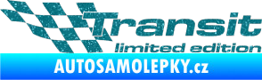 Samolepka Transit limited edition levá Ultra Metalic tyrkysová