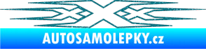 Samolepka Triple x Ultra Metalic tyrkysová