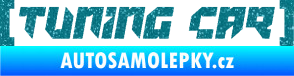Samolepka Tuning car Ultra Metalic tyrkysová