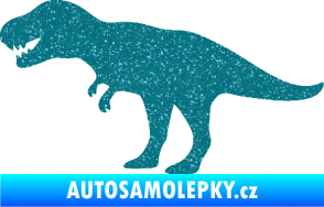 Samolepka Tyrannosaurus Rex 001 levá Ultra Metalic tyrkysová