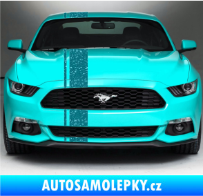 Samolepka Viper pruhy 2 cm + 14 cm Ultra Metalic tyrkysová