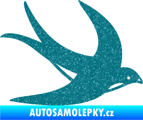 Samolepka Vlaštovka 004 pravá Ultra Metalic tyrkysová