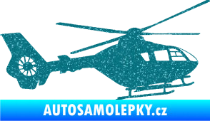 Samolepka Vrtulník 006 pravá Ultra Metalic tyrkysová