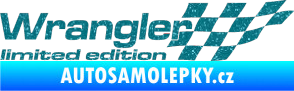 Samolepka Wrangler limited edition pravá Ultra Metalic tyrkysová