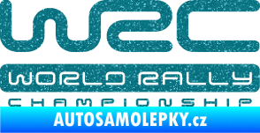 Samolepka WRC -  World Rally Championship Ultra Metalic tyrkysová