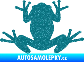 Samolepka Žába 003 Ultra Metalic tyrkysová