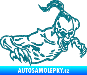 Samolepka Zombík pravá Ultra Metalic tyrkysová