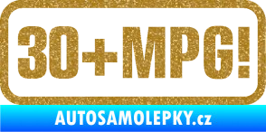 Samolepka 30 + MPG Ultra Metalic zlatá