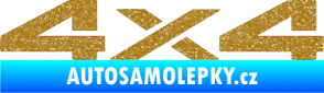 Samolepka 4x4 varianta 002 Ultra Metalic zlatá