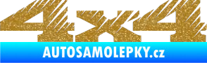 Samolepka 4x4 varianta 012 Ultra Metalic zlatá