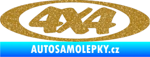 Samolepka 4x4 varianta 019 Ultra Metalic zlatá