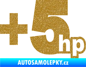 Samolepka + 5hp 003 Ultra Metalic zlatá