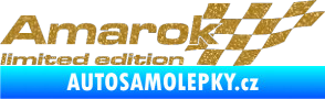 Samolepka Amarok limited edition pravá Ultra Metalic zlatá