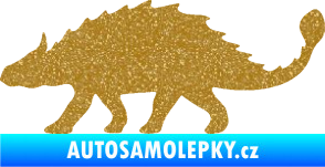 Samolepka Ankylosaurus 001 levá Ultra Metalic zlatá