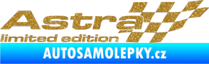 Samolepka Astra limited edition pravá Ultra Metalic zlatá