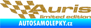 Samolepka Auris limited edition levá Ultra Metalic zlatá