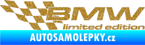 Samolepka BMW limited edition levá Ultra Metalic zlatá