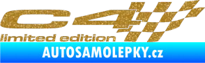 Samolepka C4 limited edition pravá Ultra Metalic zlatá
