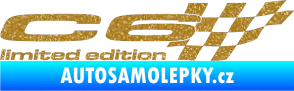 Samolepka C6 limited edition pravá Ultra Metalic zlatá