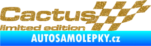 Samolepka Cactus limited edition pravá Ultra Metalic zlatá