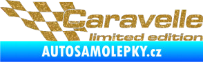 Samolepka Caravelle limited edition levá Ultra Metalic zlatá