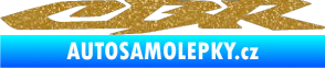 Samolepka CBR 001 Ultra Metalic zlatá